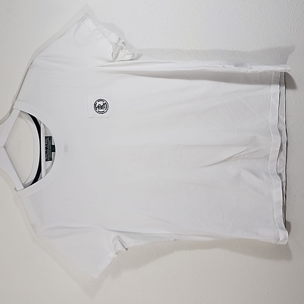 LRL Lauren Active RL Tee Shirt in white and black size XL